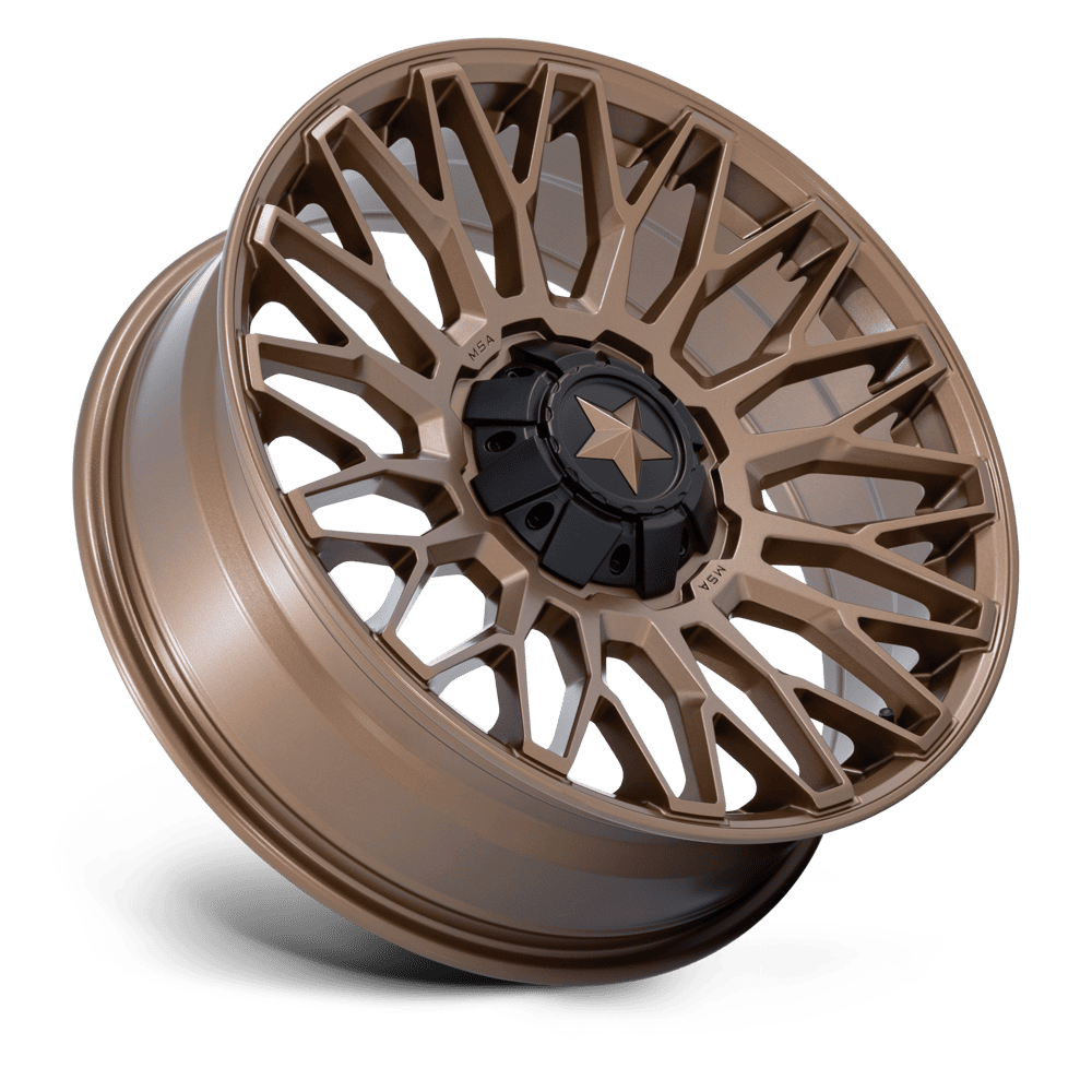 MSA Offroad Wheels M50 Clubber 22x7 Matte Bronze 0mm ET 110.1mm CB 4x137/4x156