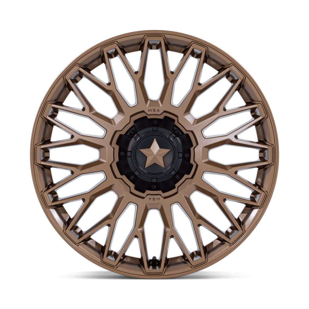 MSA Offroad Wheels M50 Clubber 22x7 Matte Bronze 0mm ET 110.1mm CB 4x137/4x156