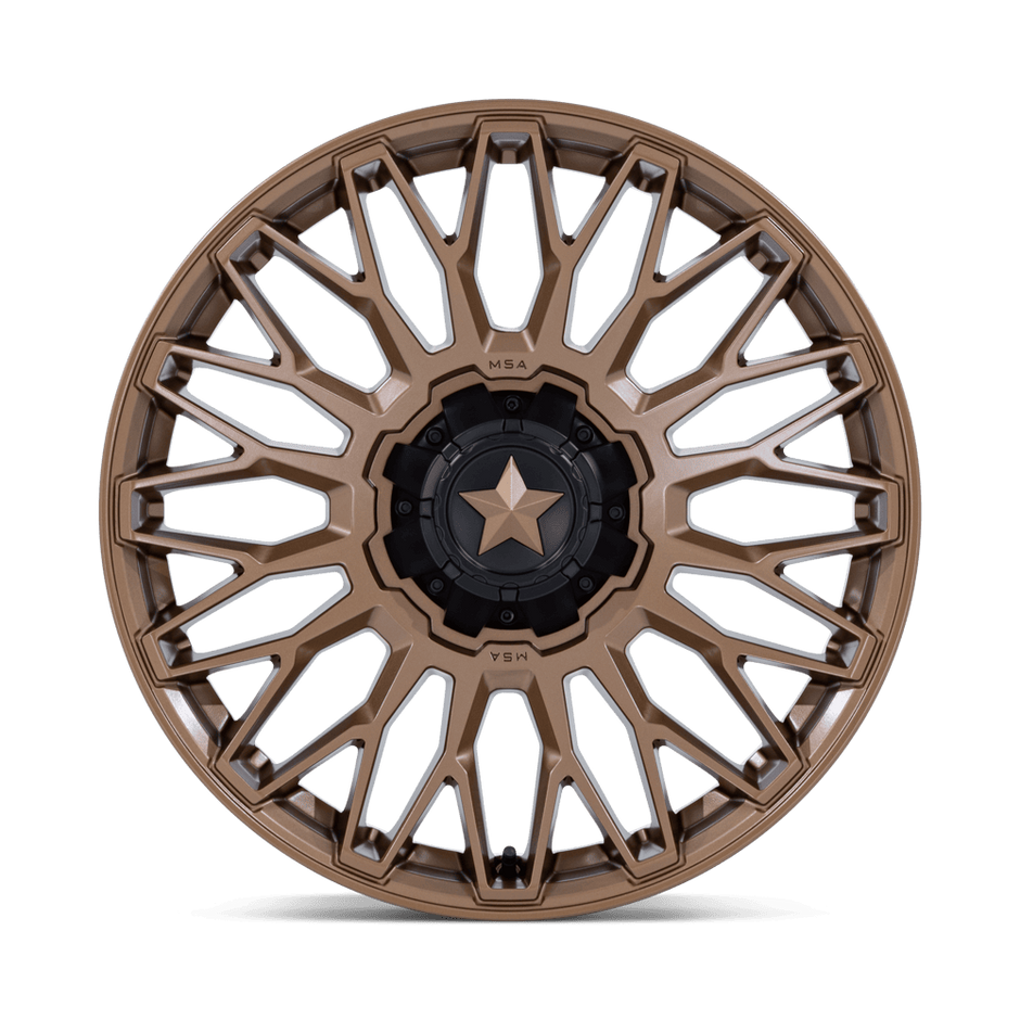 MSA Offroad Wheels M50 Clubber 22x7 Matte Bronze 0mm ET 110.1mm CB 4x137/4x156