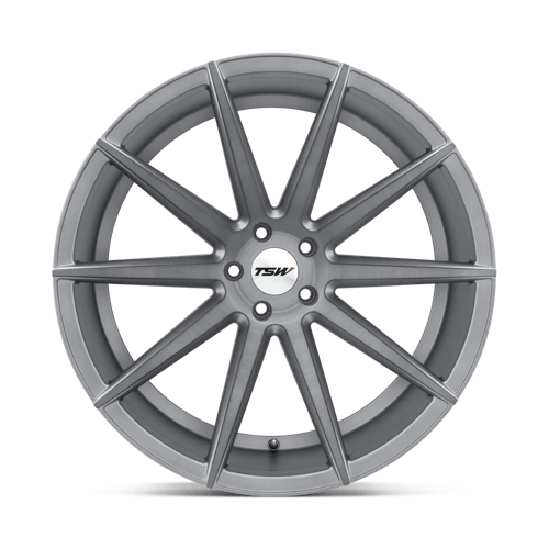 TSW Clypse 18x8.5 Titanium w/Matte Brushed Face 20mm ET 76.1mm CB 5x114.3
