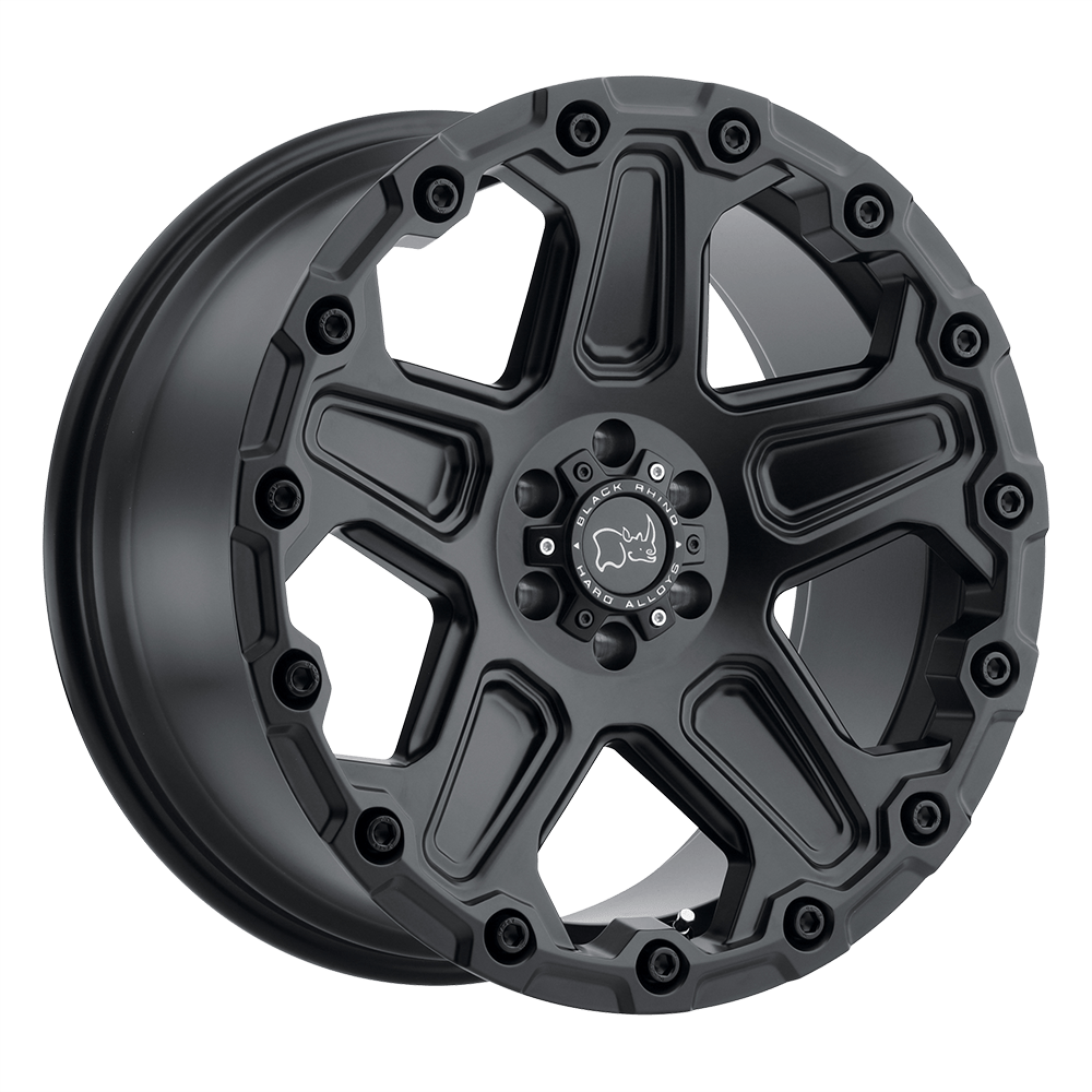 Black Rhino Hard Alloys Cog 20x9.5 Matte Black 0mm ET 78.1mm CB 5x139.7