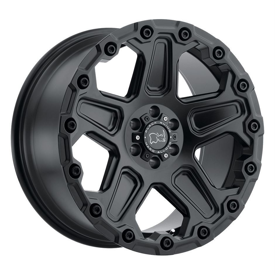 Black Rhino Hard Alloys Cog 20x9.5 Matte Black 0mm ET 78.1mm CB 5x139.7