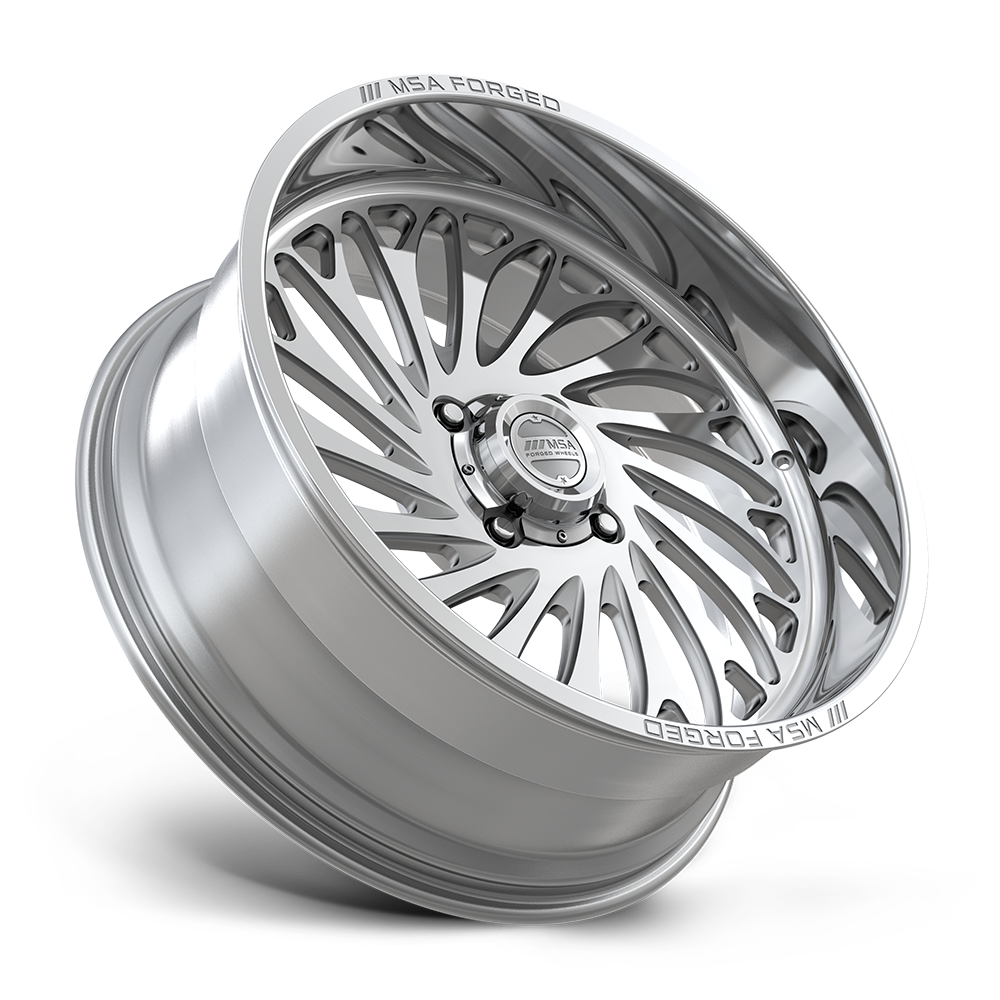 MSA Offroad Wheels MA402 Coil UTV 24x10 Polished -25mm ET 172mm CB 4x137