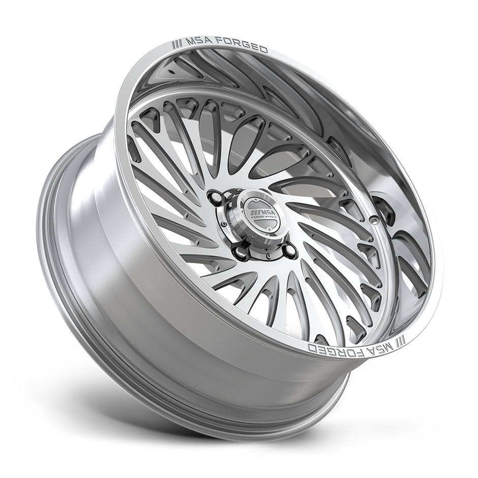 MSA Offroad Wheels MA402 Coil UTV 24x10 Polished -25mm ET 172mm CB 4x137
