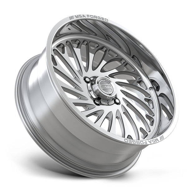 MSA Offroad Wheels MA402 Coil UTV 24x10 Polished -25mm ET 172mm CB 4x137