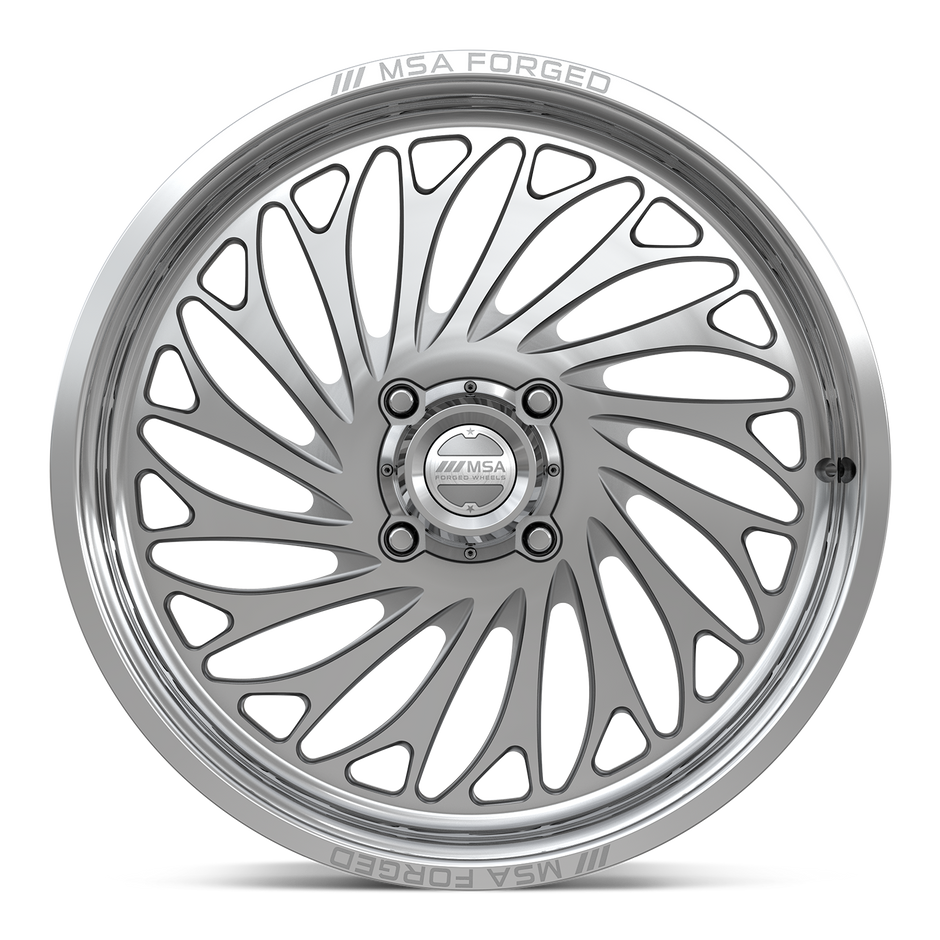 MSA Offroad Wheels MA402 Coil UTV 24x10 Polished -25mm ET 172mm CB 4x137