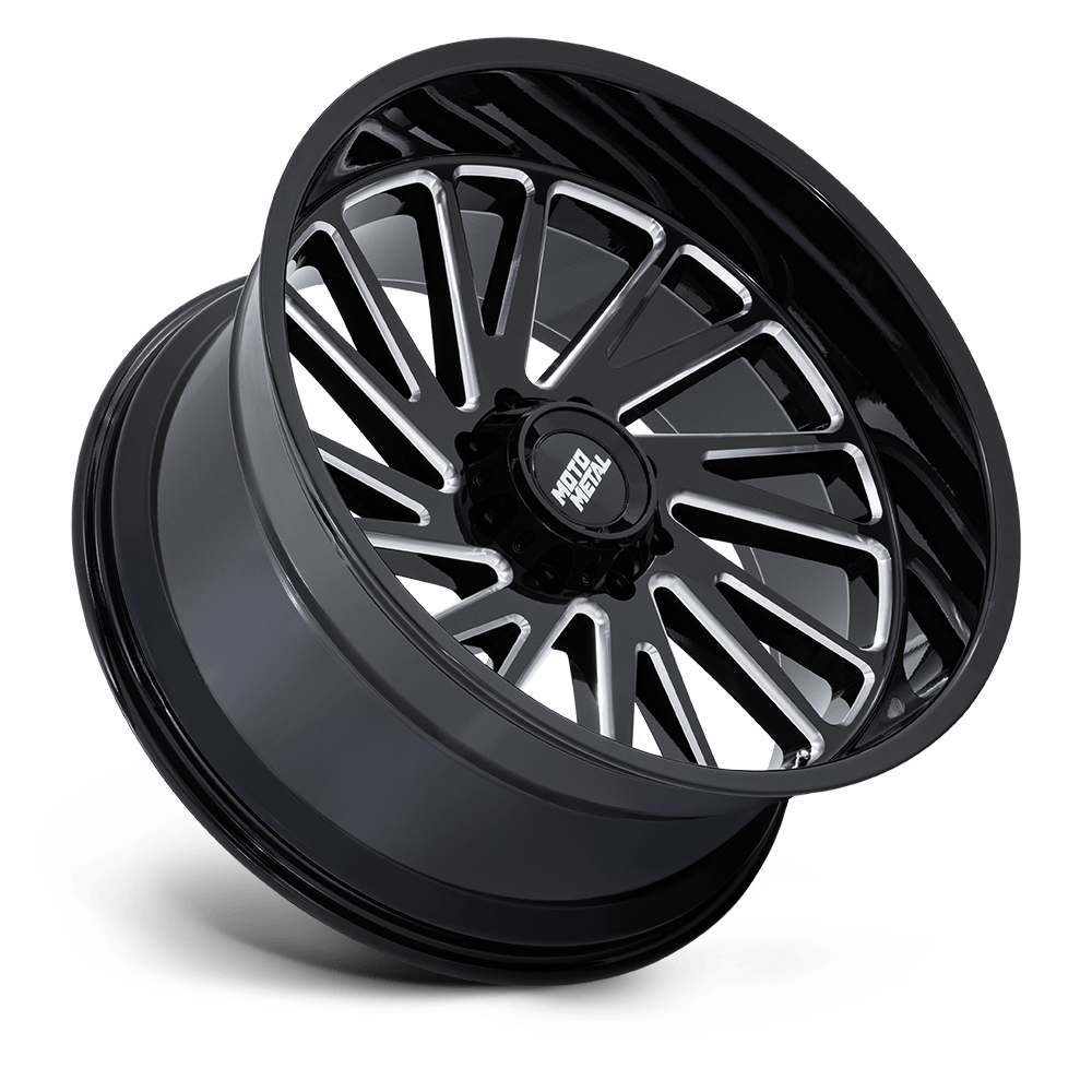Moto Metal MO811 Combat 20x10 Gloss Black Milled -18mm ET 125.1mm CB 8x165.1