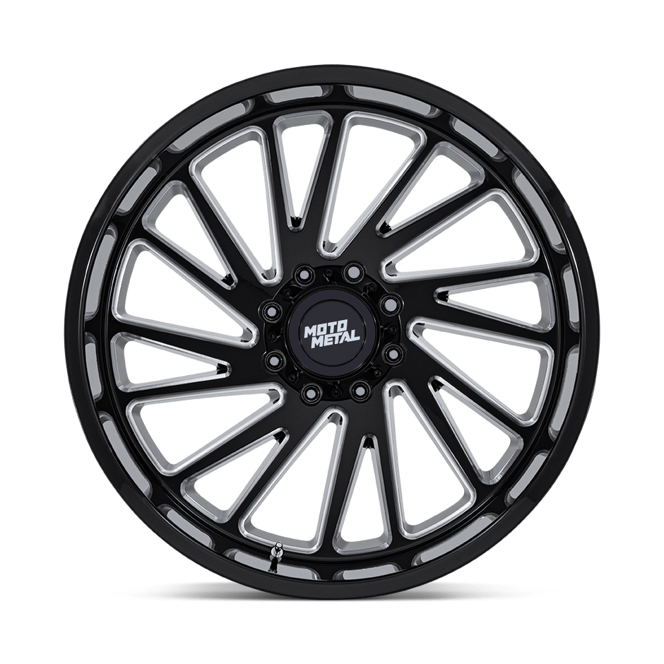 Moto Metal MO811 Combat 20x10 Gloss Black Milled -18mm ET 125.1mm CB 8x165.1