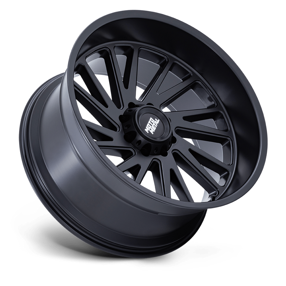 Moto Metal MO811 Combat 24x12 Matte Black -44mm ET 125.1mm CB 8x165.1