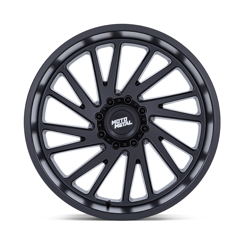 Moto Metal MO811 Combat 24x12 Matte Black -44mm ET 125.1mm CB 8x165.1