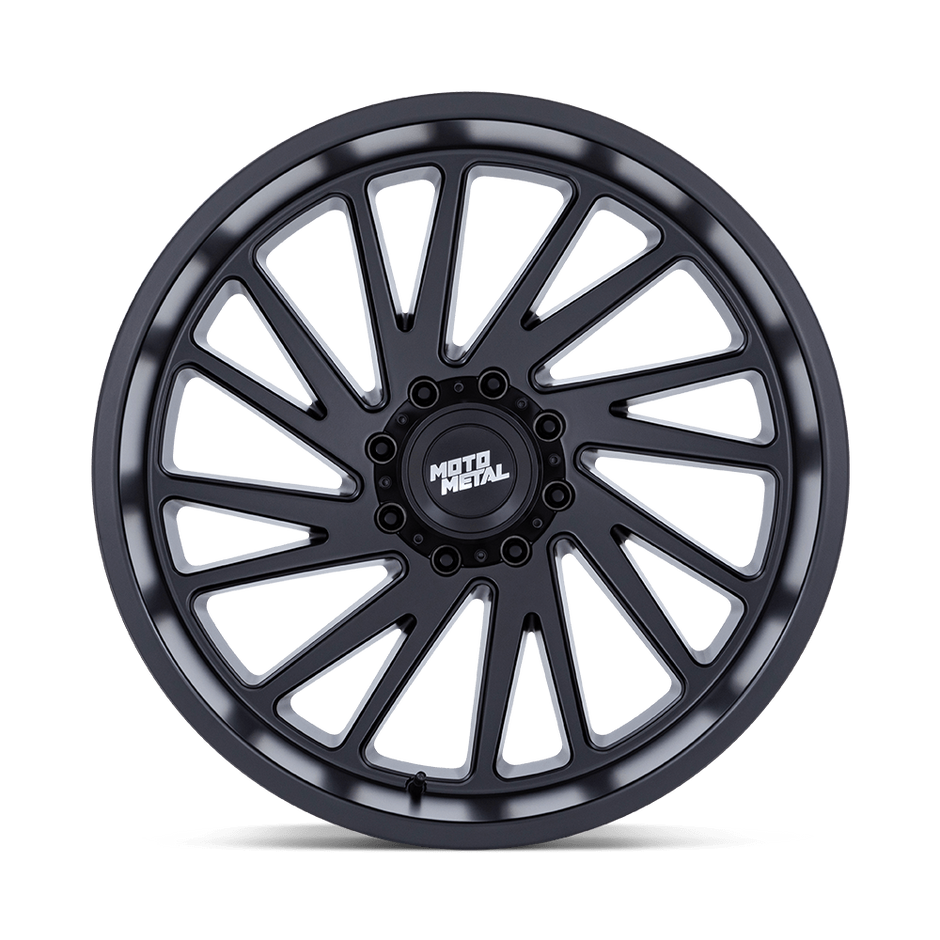 Moto Metal MO811 Combat 24x12 Matte Black -44mm ET 125.1mm CB 8x165.1