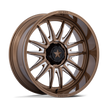 MSA Offroad Wheels M55 Commander UTV 22x7 Gloss Bronze Milled 0mm ET 100.3mm CB 6x139.7