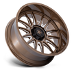 MSA Offroad Wheels M55 Commander UTV 22x7 Gloss Bronze Milled 0mm ET 100.3mm CB 6x139.7