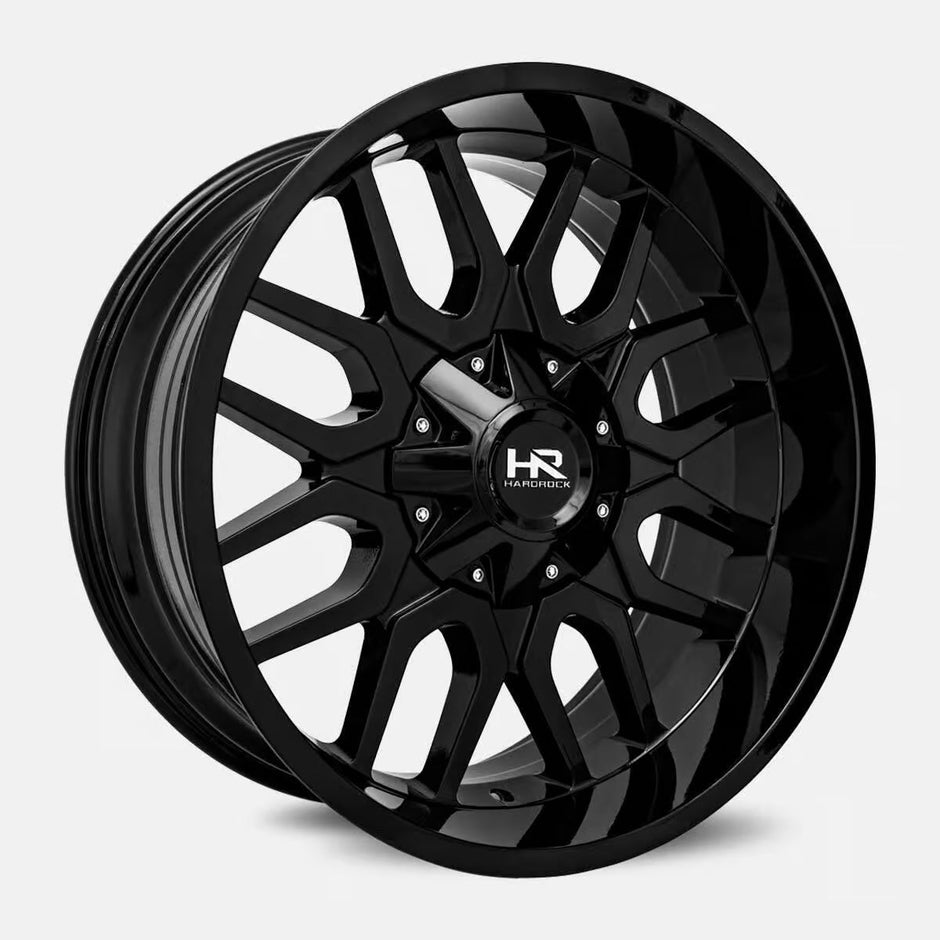 Hardrock Offroad Commander 20x12 Gloss Black -51mm ET 125.2mm CB 8x170 wheel