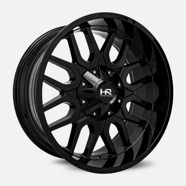 Hardrock Offroad Commander 22x10 Gloss Black -19mm ET 108mm CB 5x139.7/5x150 wheel