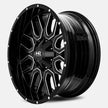 Hardrock Offroad Commander 22x10 Gloss Black Milled -25mm ET 108mm CB 6x135/6x139.7 wheel