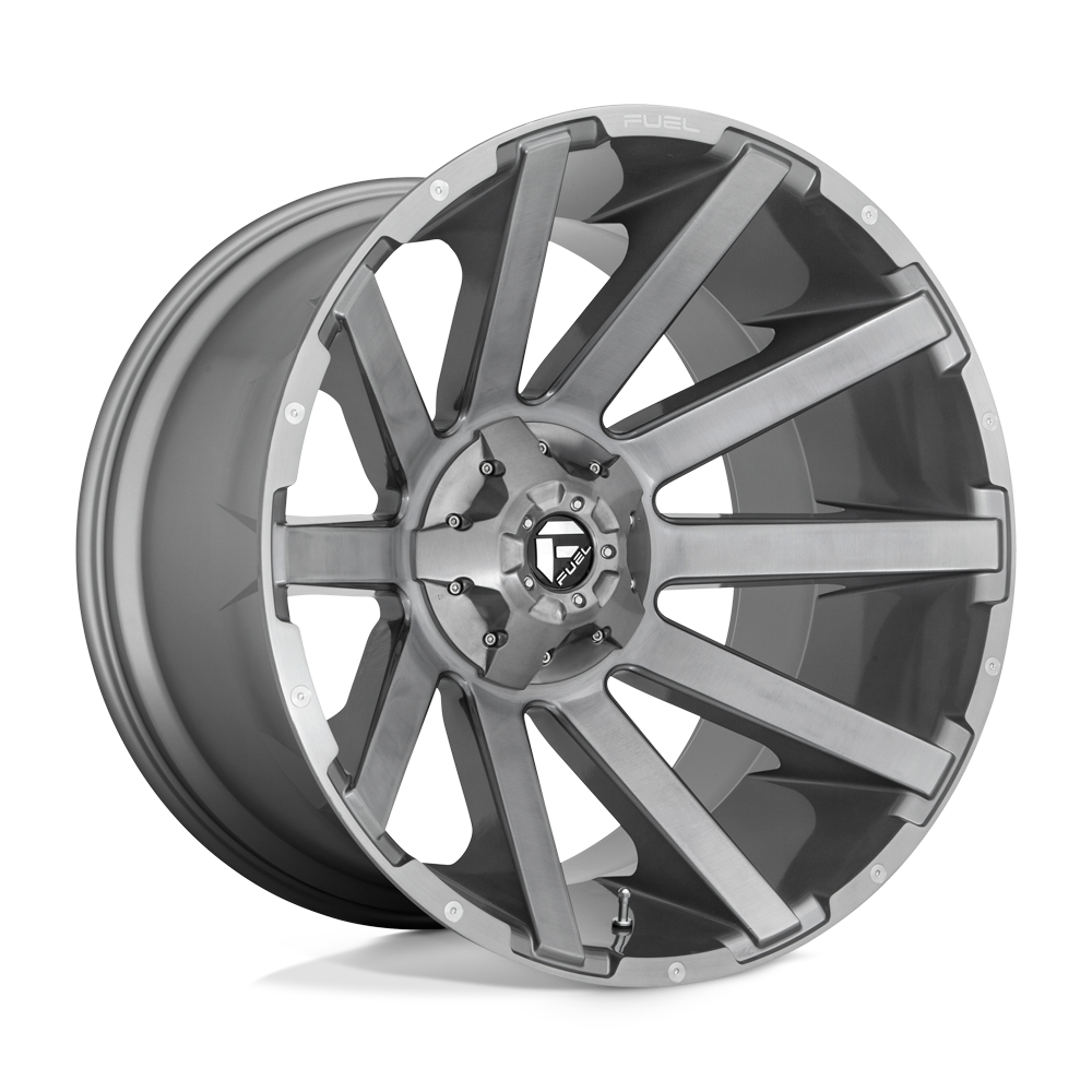Fuel Wheels D714 Contra Platinum 20x10 Brushed Gunmetal w/Tinted Clear -18mm ET 125.1mm CB 8x170