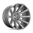 Fuel Wheels D714 Contra Platinum 20x10 Brushed Gunmetal w/Tinted Clear -18mm ET 125.1mm CB 8x170