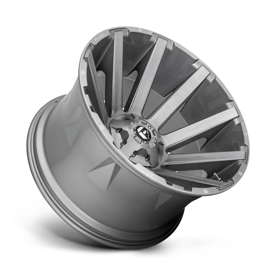 Fuel Wheels D714 Contra Platinum 20x10 Brushed Gunmetal w/Tinted Clear -18mm ET 125.1mm CB 8x170