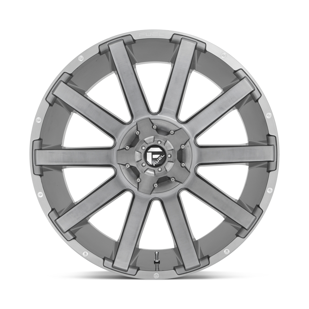Fuel Wheels D714 Contra Platinum 20x10 Brushed Gunmetal w/Tinted Clear -18mm ET 125.1mm CB 8x170