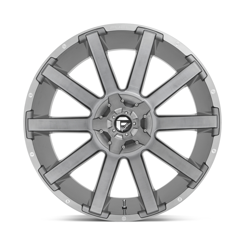 Fuel Wheels D714 Contra Platinum 20x10 Brushed Gunmetal w/Tinted Clear -18mm ET 125.1mm CB 8x170