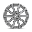 Fuel Wheels D714 Contra Platinum 20x10 Brushed Gunmetal w/Tinted Clear -18mm ET 125.1mm CB 8x170