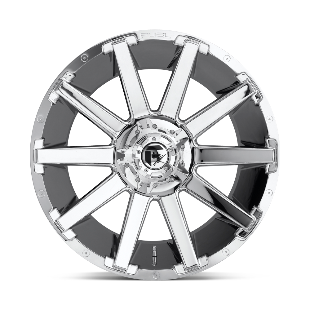 Fuel Wheels D614 Contra 18x9 Chrome Plated -12mm ET 106.1mm CB 6x135/6x139.7