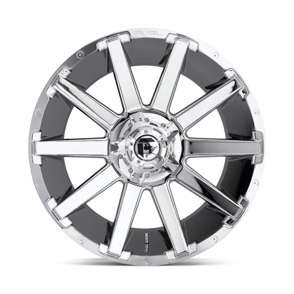 Fuel Wheels D614 Contra 18x9 Chrome Plated -12mm ET 106.1mm CB 6x135/6x139.7