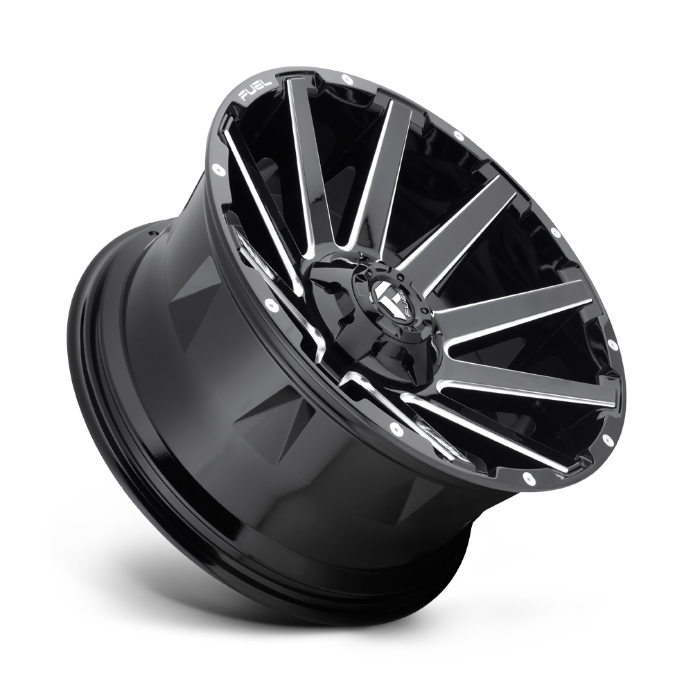 Fuel Wheels D615 Contra 18x9 Gloss Black Milled -12mm ET 78.1mm CB 5x114.3/5x127