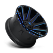 Fuel Wheels D644 Contra 18x9 Gloss Black w/Blue Tinted Clear -12mm ET 106.1mm CB 6x135/6x139.7