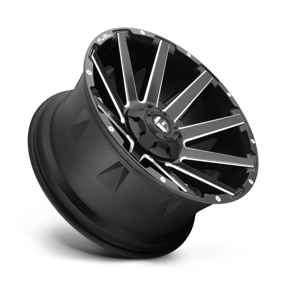 Fuel Wheels D616 Contra 18x9 Matte Black Milled -12mm ET 106.1mm CB 6x135/6x139.7