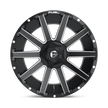 Fuel Wheels D616 Contra 18x9 Matte Black Milled -12mm ET 106.1mm CB 6x135/6x139.7
