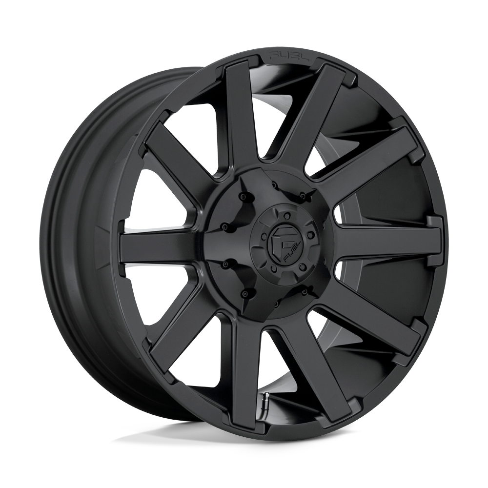 Fuel Wheels D437 Contra 18x9 Satin Black 1mm ET 110.1mm CB 5x139.7/5x150
