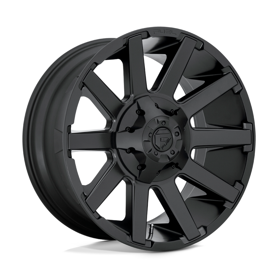 Fuel Wheels D437 Contra 18x9 Satin Black 1mm ET 110.1mm CB 5x139.7/5x150