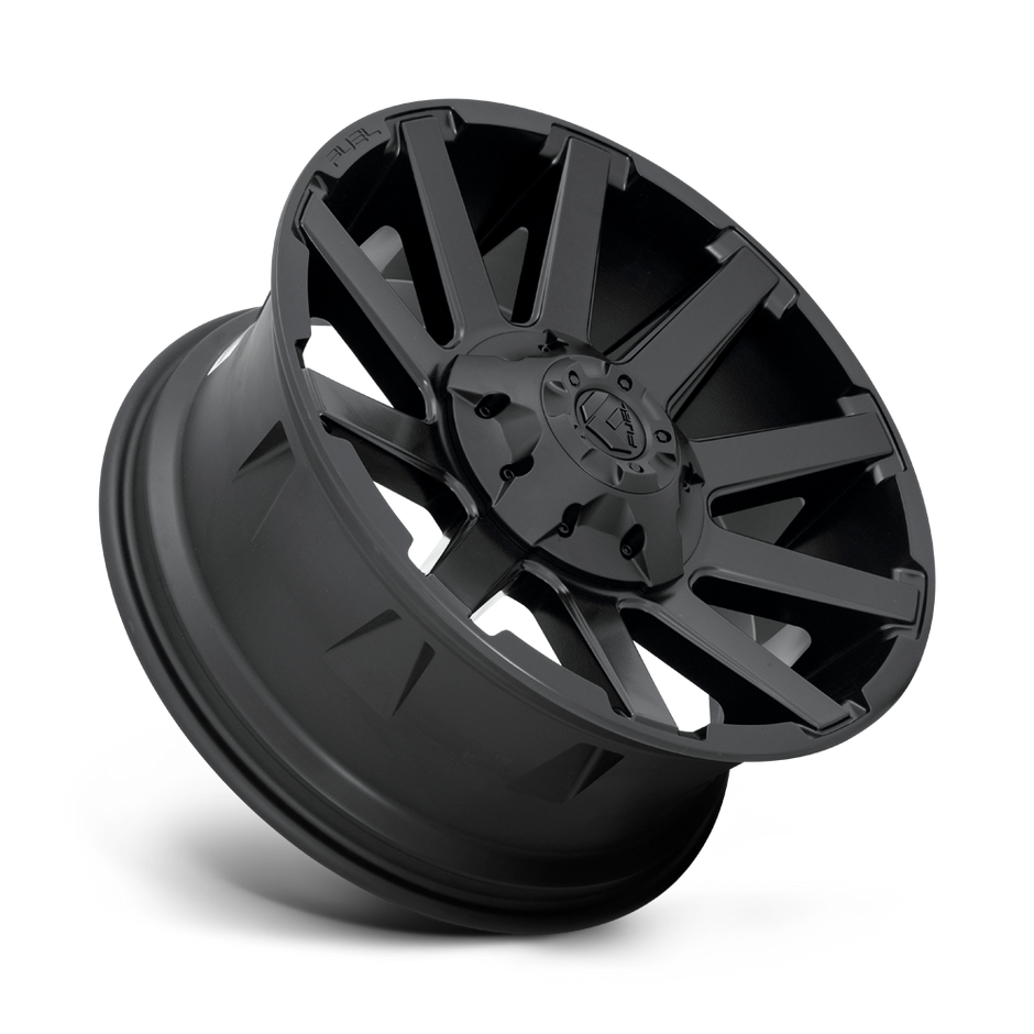 Fuel Wheels D437 Contra 18x9 Satin Black 1mm ET 110.1mm CB 5x139.7/5x150