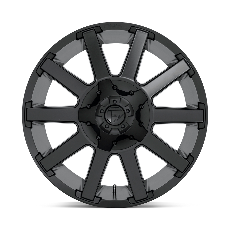 Fuel Wheels D437 Contra 18x9 Satin Black 1mm ET 110.1mm CB 5x139.7/5x150