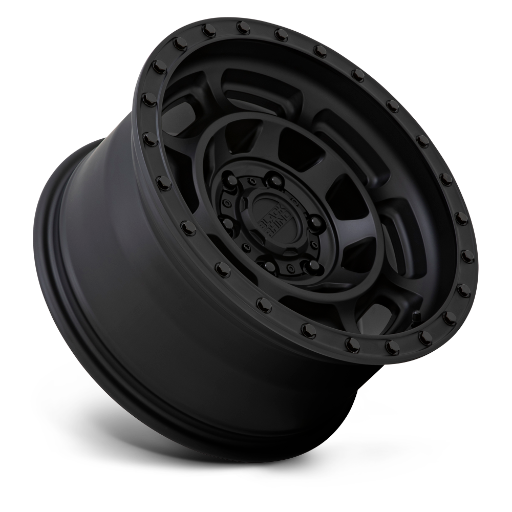 Black Rhino Hard Alloys Convoy 17x8.5 Matte Black -18mm ET 71.5mm CB 5x127