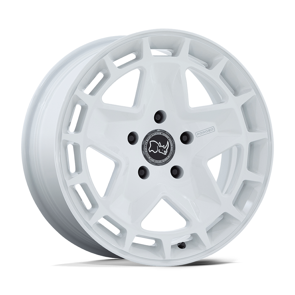 Black Rhino Hard Alloys Corsica 18x8 Gloss White 20mm ET 71.5mm CB 5x130