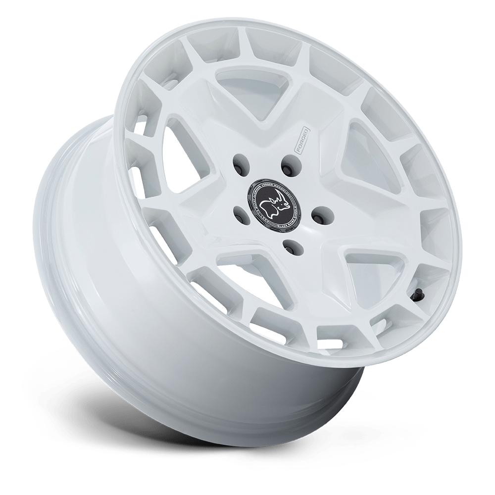 Black Rhino Hard Alloys Corsica 18x8 Gloss White 20mm ET 71.5mm CB 5x130