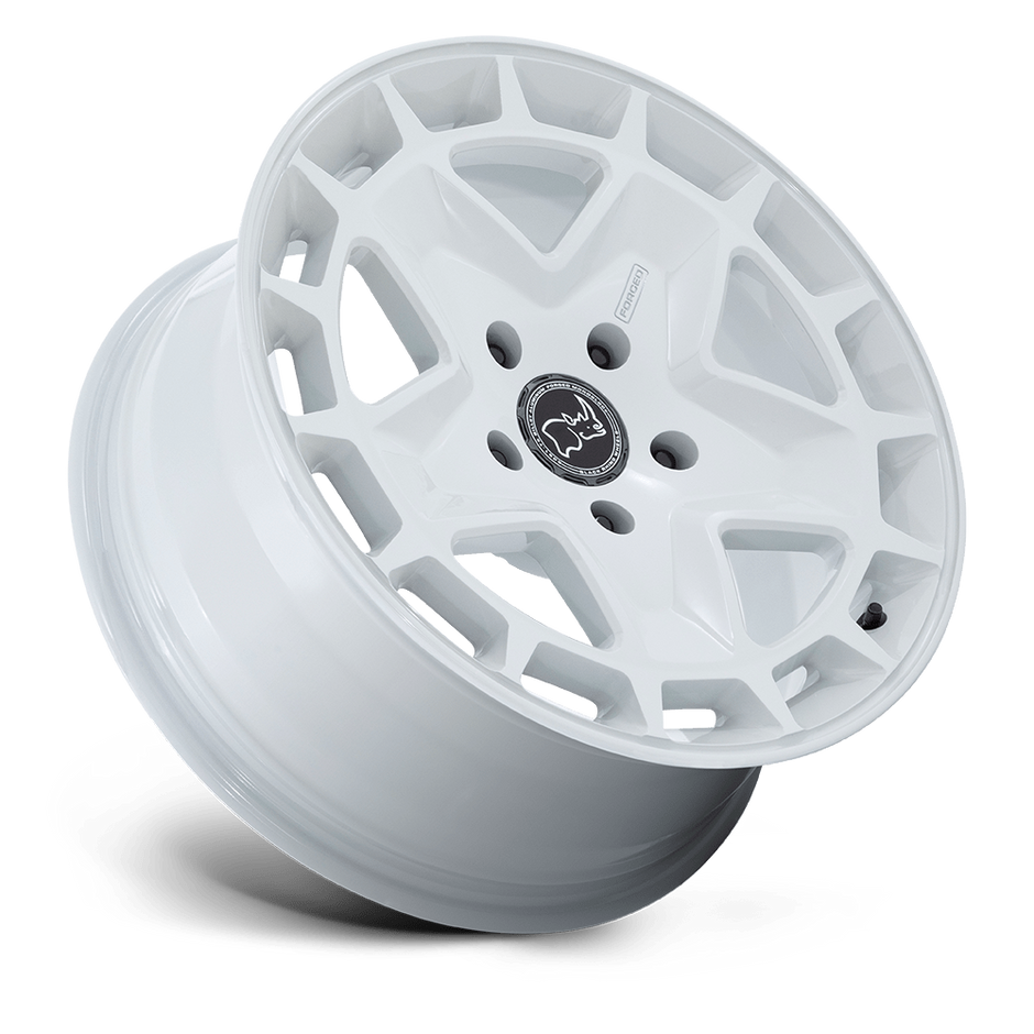 Black Rhino Hard Alloys Corsica 18x8 Gloss White 20mm ET 71.5mm CB 5x130