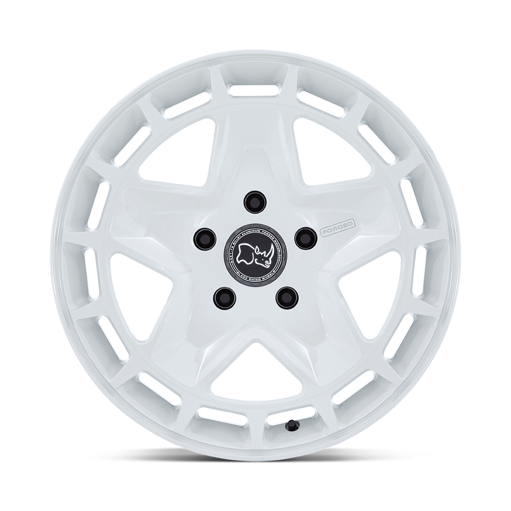 Black Rhino Hard Alloys Corsica 18x8 Gloss White 20mm ET 71.5mm CB 5x130