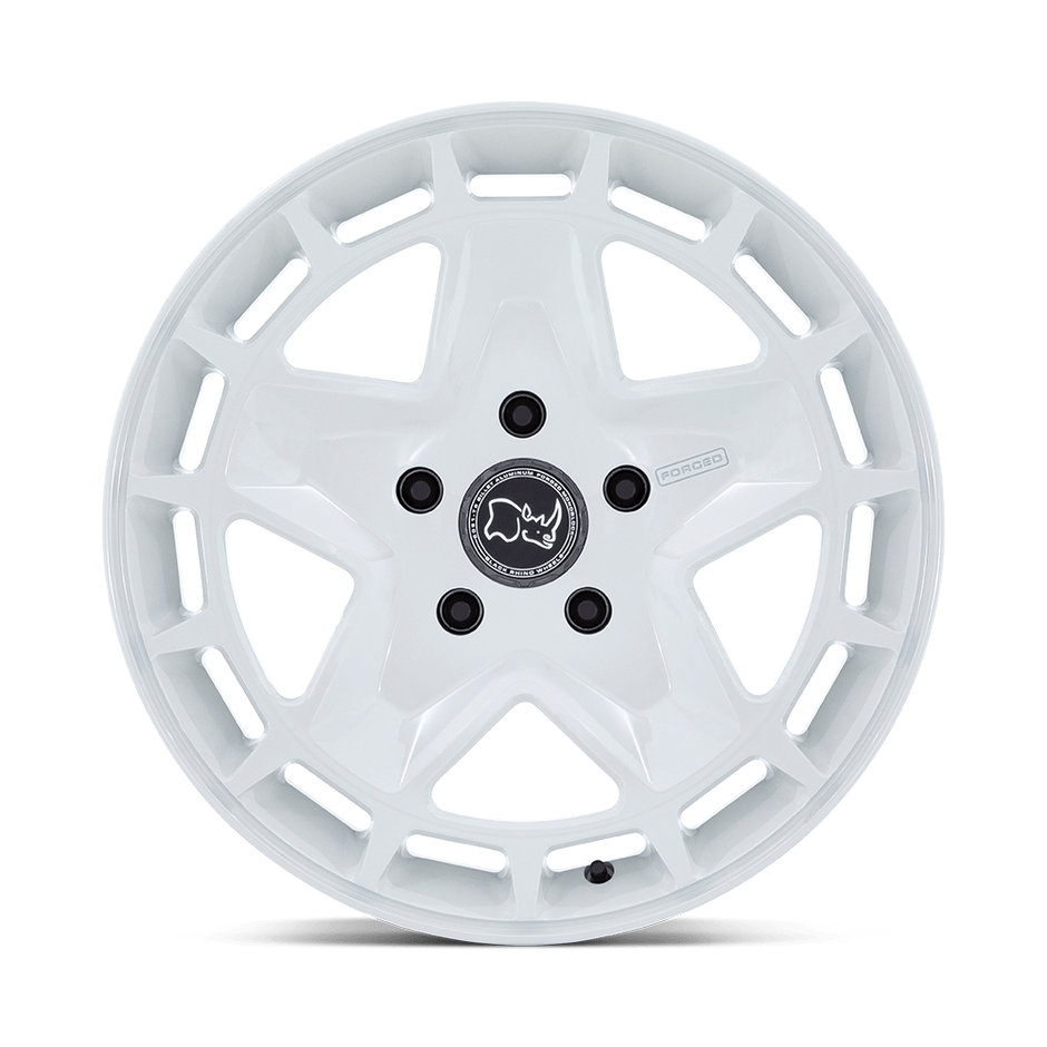Black Rhino Hard Alloys Corsica 18x8 Gloss White 20mm ET 71.5mm CB 5x130