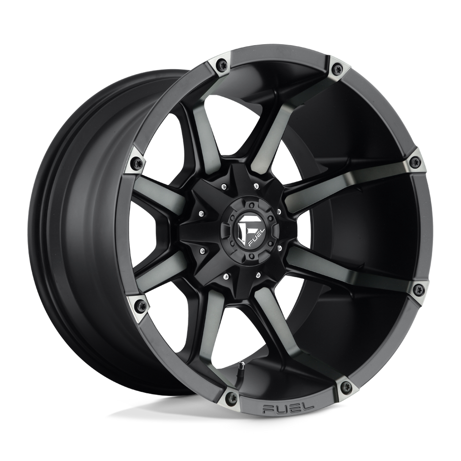 Fuel Wheels D556 Coupler 20x9 Matte Black w/Double Dark Tint 14mm ET 106.4mm CB 6x135