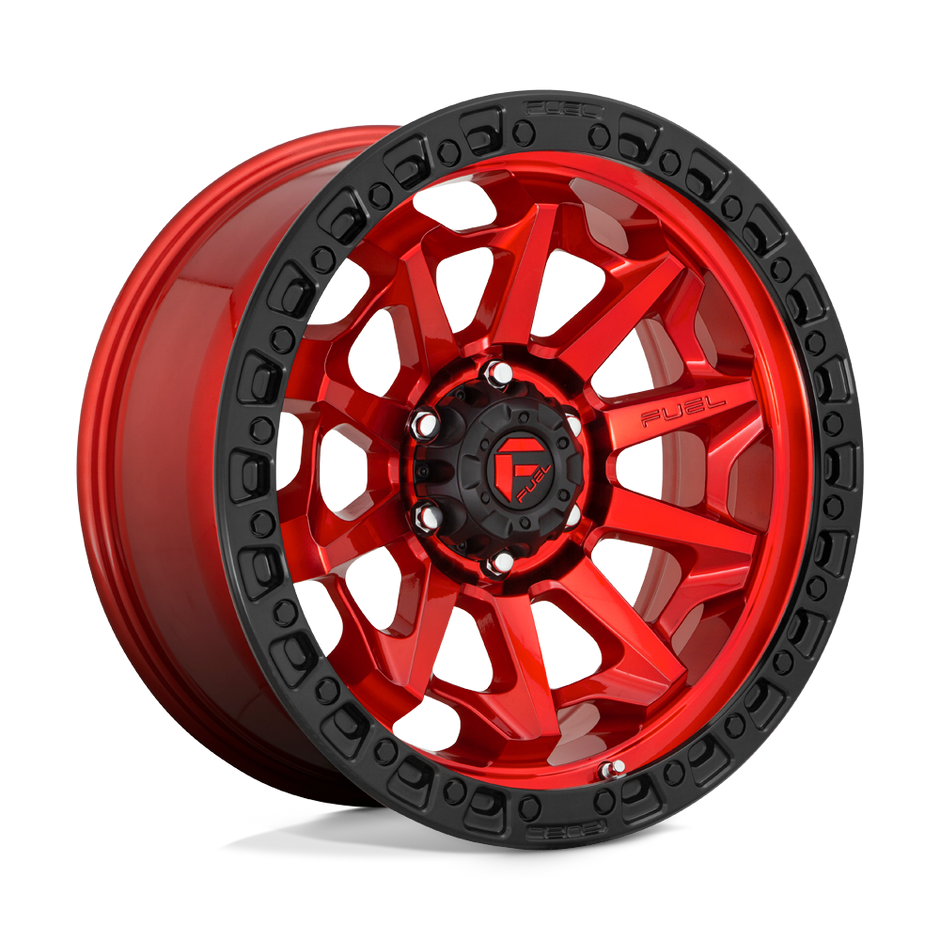 Fuel Wheels D695 Covert 16x8 Candy Red w/Black Bead Ring 1mm ET 106.1mm CB 6x139.7
