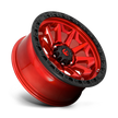Fuel Wheels D695 Covert 16x8 Candy Red w/Black Bead Ring 1mm ET 106.1mm CB 6x139.7