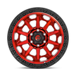 Fuel Wheels D695 Covert 16x8 Candy Red w/Black Bead Ring 1mm ET 106.1mm CB 6x139.7