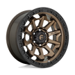 Fuel Wheels D696 Covert 15x8 Matte Bronze w/Black Bead Ring -19mm ET 72.56mm CB 5x114.3