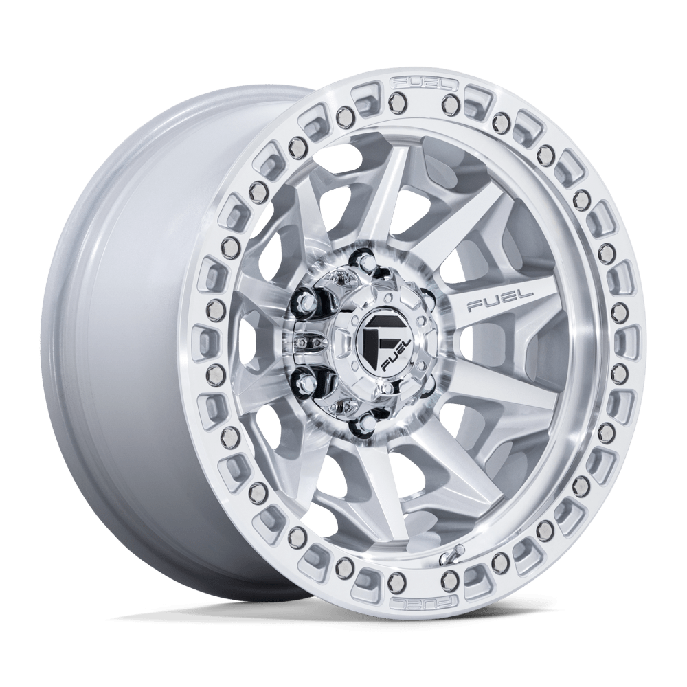 Fuel Wheels D883 Covert 17x8.5 Silver w/Machined Face 0mm ET 106.1mm CB 6x139.7