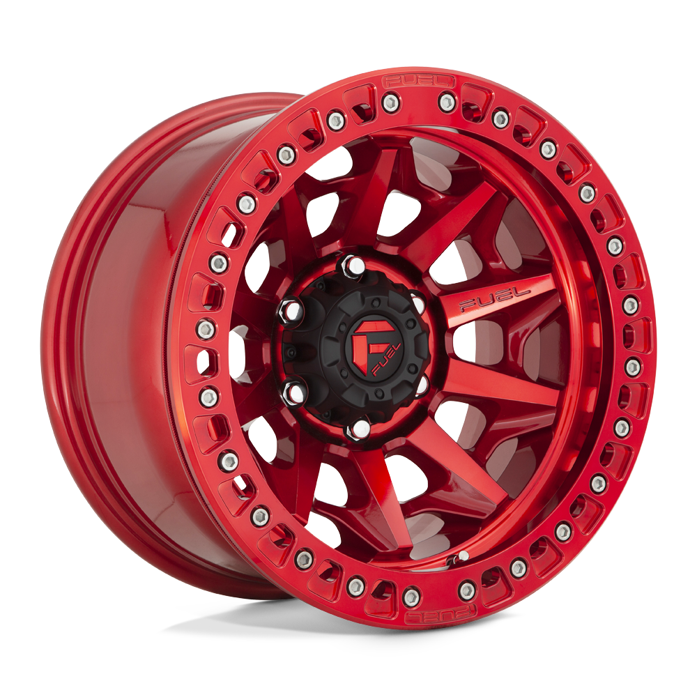 Fuel Wheels D113 Covert Beadlock 17x9 Candy Red -15mm ET 110.1mm CB 5x150