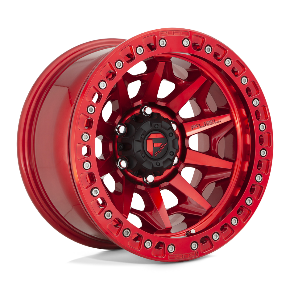Fuel Wheels D113 Covert Beadlock 17x9 Candy Red -15mm ET 110.1mm CB 5x150